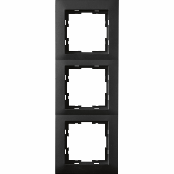 Elektromateriálový rám Finnja Black Matt