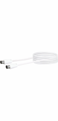 Propojovací kabel antény Schwaiger, bílý, 3 m