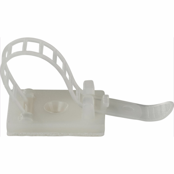 Svorka na mřížku 17 mm 5 kusů bílá