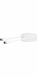 Propojovací kabel antény Schwaiger, bílý, 5 m