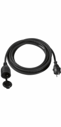 Prodlužovací kabel 5 m černý H07RN-F 3G1.5