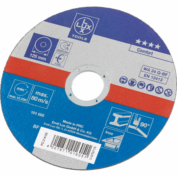 LUX-TOOLS Kotouč na řezání textilu 125 mm