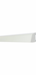 Krycí lišta 16 mm x 10 mm Bílá Délka: 2500 mm