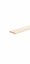 Tapetová lišta Döllken, borovice, surová, 10 mm x 80 mm x 2 100 mm