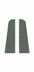 Koncové krytky pro soklové lišty Modern 60 Clip Grey 2 kusy