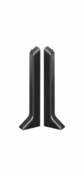Koncové krytky System 9 černé, 2 kusy