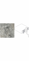 Olepování hran 500 cm x 4,4 cm Jurský vápenec zelenošedý (JK583 CE)