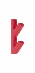 Denpanels 3D háky pro akustické panely, červené, 2 kusy