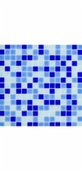 Skleněná mozaiková podložka Blue-Mix Dark Crystall 32,6 cm x 32,6 cm