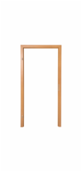 Bukový dekorační rám vhodný pro rozměry dveří 86 x 198,5 cm, strana pantů R