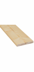 Hoblovaná a zkosená smrková/jedlová deska s hranami, 18 mm x 120 mm x 3000 mm
