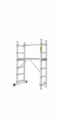 Pracovní lešení Drabest 3 v 1 z hliníkového žebříku, nosnost 150 kg