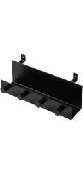 Police DenPanels, černá, se 4 háčky, 21,5 cm, včetně šroubů