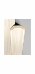 Březová tajgová lišta, fóliovaná, 22 mm x 22 mm, délka 2600 mm