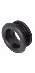 Kirchhoff závitový vsuvka pro sifonový výstup 38 mm (1 1/2") x 32 mm, černá