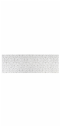 Koupelnová předložka Wenko Graphic Lines 65 cm x 200 cm bílá