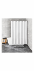 Sprchový závěs Kleine Wolke Kito, 120 cm x 200 cm, sněhově bílý