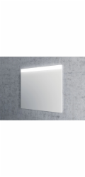 Sieper osvětlené zrcadlo Leone 80 cm x 70 cm bílé LED přepínač