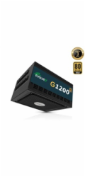 EVOLVEO G1200 zdroj 1200W, 80+ GOLD, ATX 3.1, PCIe 5.1, aPFC, 140mm ventilátor, modulární, záruka 3 roky, černý