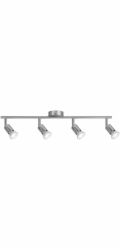 Sonstige Stropní bodové světlo, 4 žárovky, kov, matný nikl, cca 58,4 cm