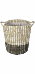 Sonstige Rostlinný koš z mořské trávy O 33 cm x 35 cm přírodní šedý
