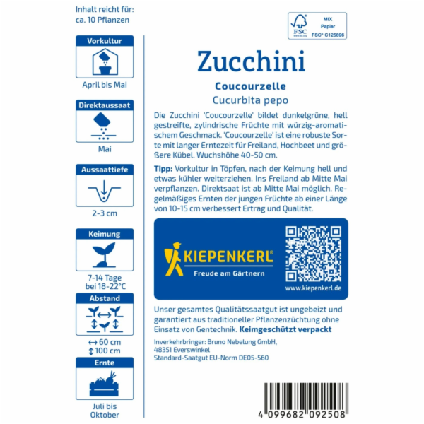 Kiepenkerl cuketa "Coucourzelle"