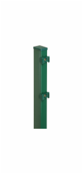 Čtvercový sloupek pro dvojitý drátěný plot 6 cm x 4 cm x 160 cm zelený