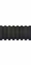 Sonstige Předzahradní plotový prvek WPC hliník antracit 90 cm x 180 cm