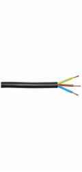 Sonstige Hadicový kabel H05VV-F 3 G1.0 Černý, prodává se v metráži