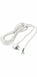 Sonstige Napájecí kabel se zástrčkou, 3 m, bílý