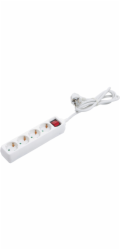 Sonstige Prodlužovací kabel se 4 zásuvkami a vypínačem, bílý, 1,4 m