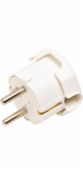 Sonstige Ochranný kontakt plochá zástrčka bílá