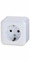 Sonstige Jednoduchá zásuvka na omítku, bílá