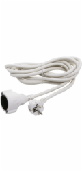 Sonstige Prodlužovací kabel s ochranným kontaktem, bílý, 3 m