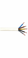 Sonstige Připojovací kabel ke sporáku H05VV-F 5G2.5 bílý 1,5 m