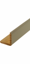Döllken Profiles Úhlová lišta, borovice, bílý lak, 33 mm x 19 mm, délka 2400 mm