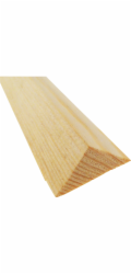 Döllken Profiles Trojúhelníková lišta, borovice, 18 mm x 18 mm, délka 2400 mm