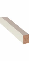 Döllken Profiles Obdélníkový pásek, bílý lak, 19 mm x 30 mm, délka 900 mm