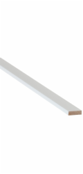Döllken Profiles Obdélníkový pásek, bílý lak, 5 mm x 20 mm, délka 900 mm