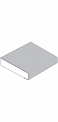 Sonstige Světle šedá pracovní deska 60 cm x 3,9 cm, prodává se na metráž