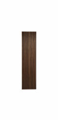 Denpanels Akustický obklad stěny, ořech, olejovaný na akustické plsti, černý, 240 cm FSC®