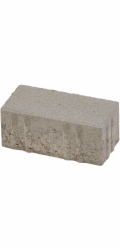 EHL Obdélníkové betonové dlažební kostky, šedé, 20 cm x 10 cm x 8 cm