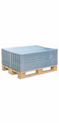 Sonstige Vlnitá PVC deska Sinus 76/18 čirá 80 cm x 120 cm tloušťka: 0,65 mm