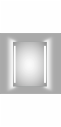 DSK Zrcadlo LED Silver Conde Light 80 cm x 60 cm