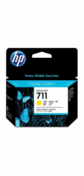 HP 711 Yellow DJ Ink Cart, 29 ml, 3-pack, CZ136A