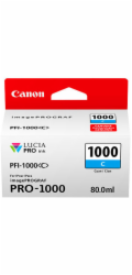 Canon CARTRIDGE PFI-1000C azurová pro ImagePROGRAF PRO-1000 (675 str.)