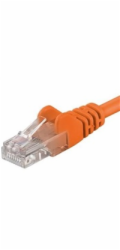 PremiumCord Patch kabel UTP RJ45-RJ45 CAT6 5m oranžová