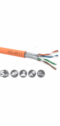 Instalační kabel Solarix CAT7A SSTP LSOHFR B2ca-s1,d1,a1 500m/cívka SXKD-7A-1200-SSTP-LSOHFR-B2ca