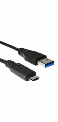 C-Tech CB-USB3C-10B USB 3.0 AM na Type-C, (AM/CM), 1m, černý kabel
