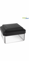 Solar LED lamp for GreenBlue bollard  80x80mm  envelope canopy  GB127